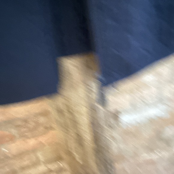 Talbots Womens Quilted Puffer Vest Navy Pockets Collar Zip Front 2X - Picture 4 of 6